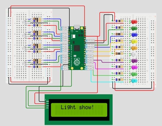 Raspberry Pi Pico Light Show (Pi-xel Party)